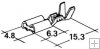 Konektory Faston - nap�jen� reproduktor� 4,8mm