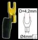 Vidli�ka na kabel 4mm - �ern�