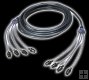 RCA kabely Zealum ZC-B500-4 4-kan�lov� / d�lka 5 m
