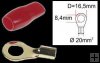 O�ko na kabel 20mm - �erven� III