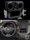 2DIN redukce autor�dia - lesk DACIA Lodgy, Dokker - Van